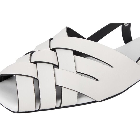 Michael by Michael Kors Womens Irene Sling Flat Pump 40S5IRFP1L Optical White 7M - Picture 12 of 13